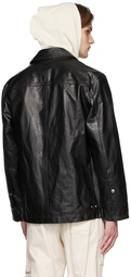 Helmut Lang Black Leather Jacket