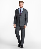 Brooks Brothers Men's Regent Fit Glen Plaid 1818 Suit | Grey