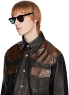Garrett Leight Black Byrne Sunglasses