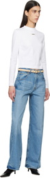 JACQUEMUS Beige 'The thin Salon' Belt