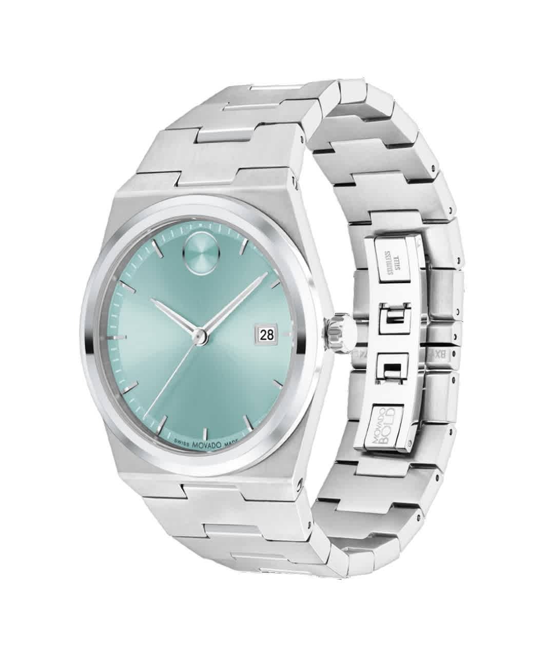 Movado Bold Quest Blue Dial Quartz Unisex Watch 3601243