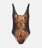 Jean Paul Gaultier Trompe l’oeil swimsuit