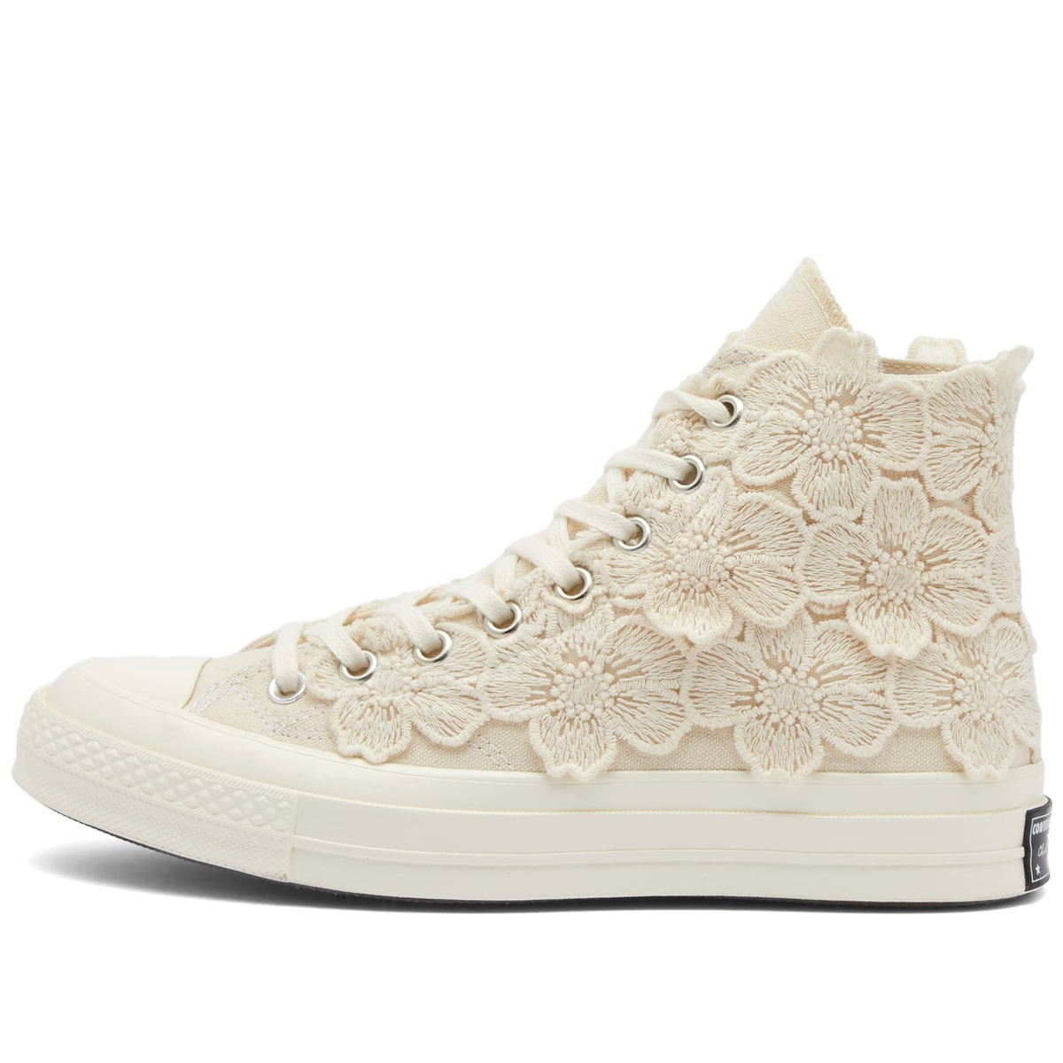 Converse Women s Chuck Taylor Hi Top LTD Made in Italy Sneakers in Ivory Lace Converse