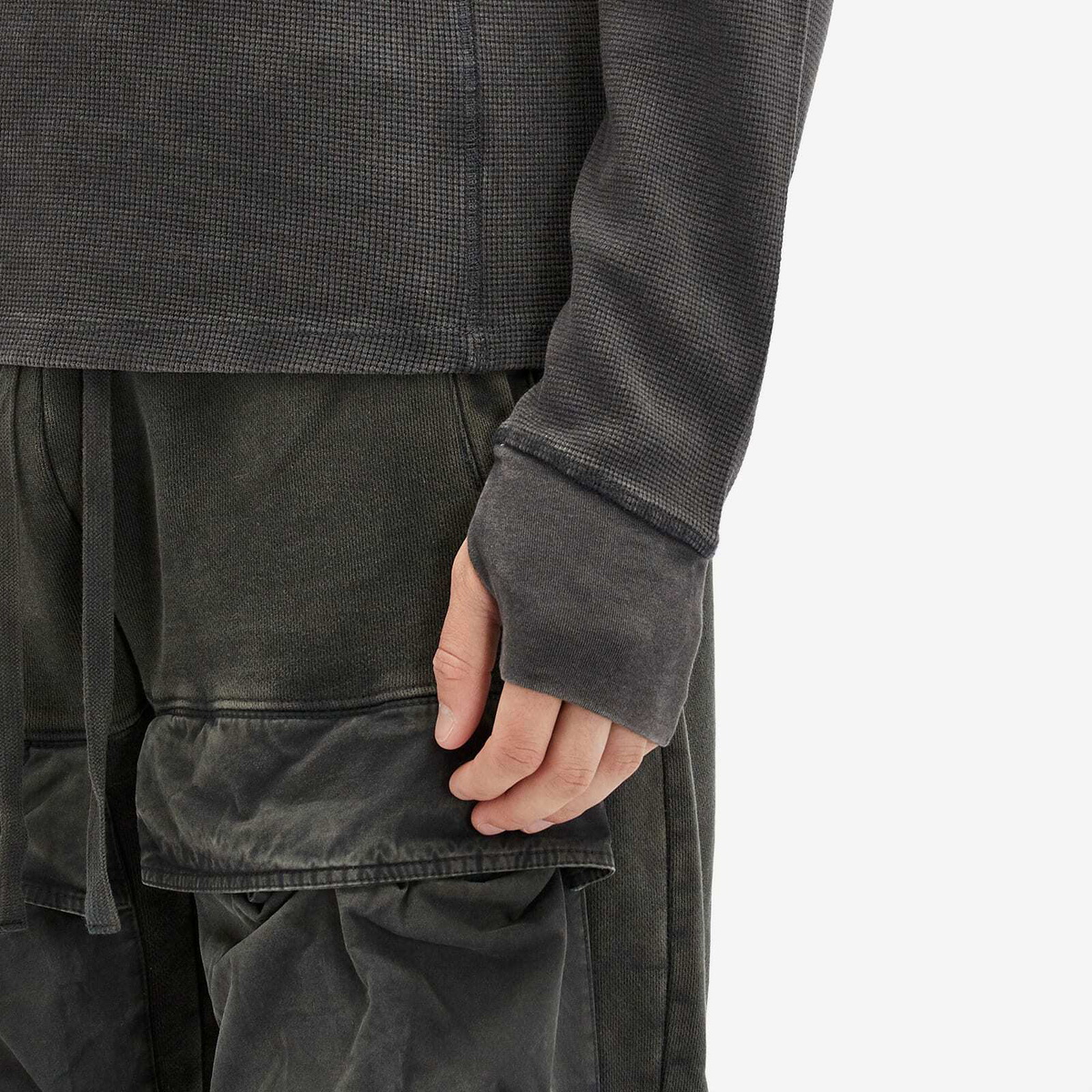 トップス entire studios Thermal Long Sleeve Skoot thermal long sleeve black – entire studios