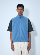 Metalwood Quilted Zip-Up Vest