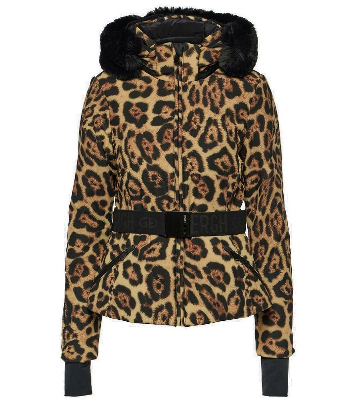 Photo: Goldbergh Fierce leopard-print faux fur down jacket