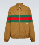 Gucci Web Stripe cotton track jacket