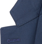 Canali - Navy Kei Slim-Fit Cotton-Blend Suit Jacket - Men - Navy