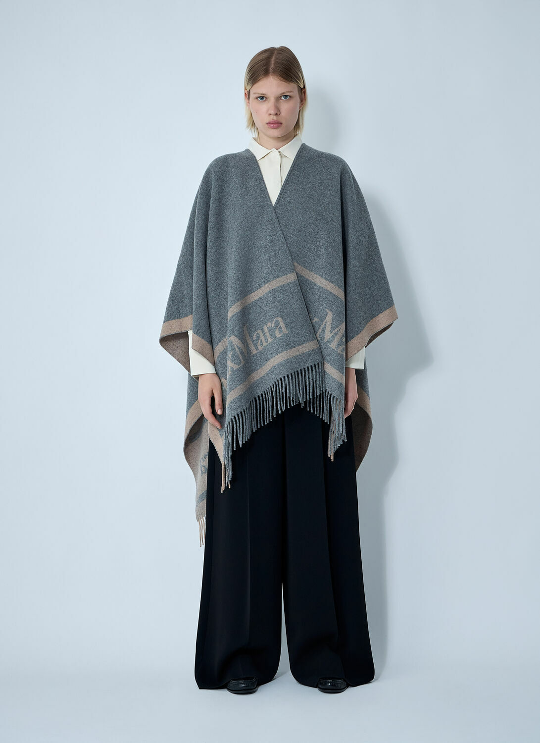 Max Mara Hilde Logo Motif Scarf