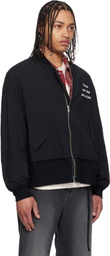 UNDERCOVER Black UP1F4201 Bomber Jacket