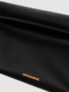 JACQUEMUS La Pochette Rond Carre Leather Clutch