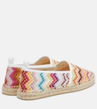 Missoni Elle Zigzag lamé espadrilles
