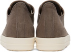 Rick Owens Gray Low Sneaks Sneakers