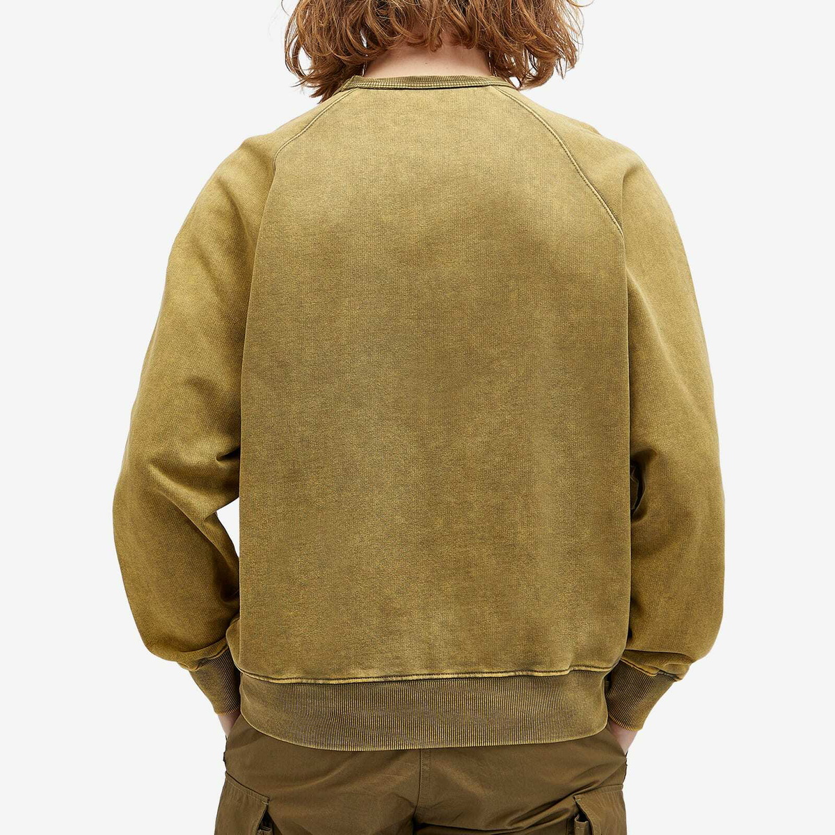 FrizmWORKS Men's OG Vintage Crew Sweat in Olive