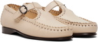 HEREU Off-White Alcover Supple Shiny Loafers