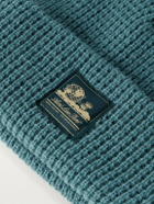 Aimé Leon Dore - Logo-Appliquéd Waffle-Knit Beanie - Green