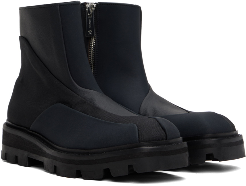 GmbH Black Aras Patchwork Boots
