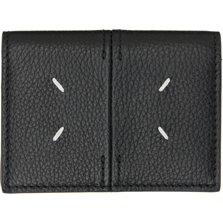 Photo: Maison Margiela Black Leather Card Holder