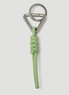 Knotted Key Ring in Green