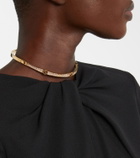 Gucci Gucci Blondie embellished gold-plated choker