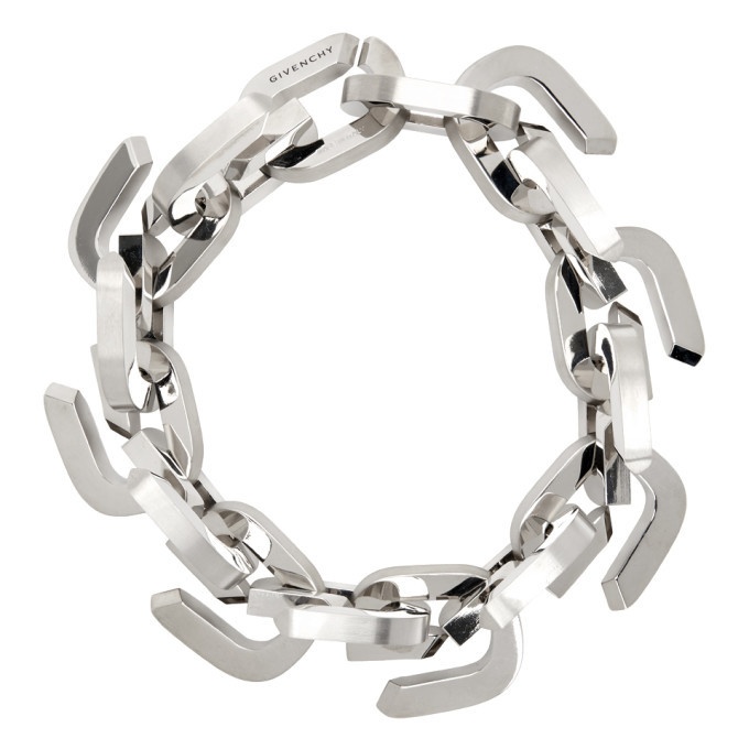 Photo: Givenchy Silver Large G Link Necklace