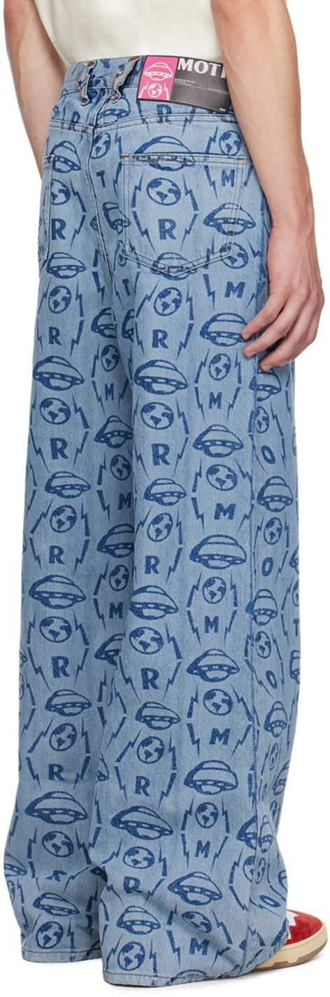 Members of the Rage Blue MOTR Monogram Jeans