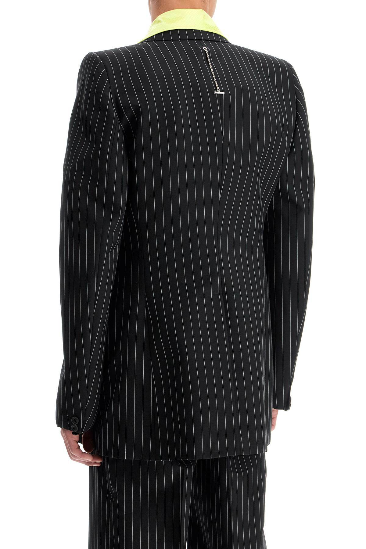 ALEXANDER MCQUEEN 'striped jacket with voluminous Black Alexander