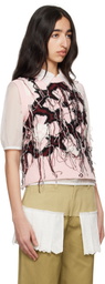 Charles Jeffrey LOVERBOY Pink Guddle Vest