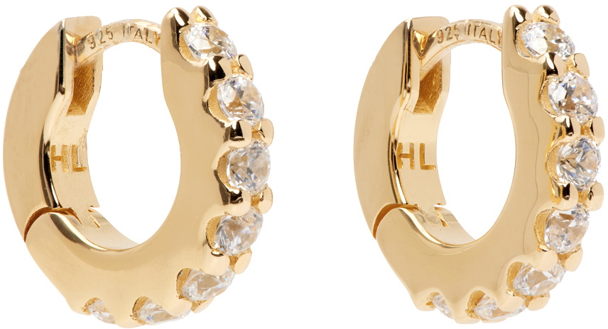 Hatton Labs Gold Eternity Hoop Earrings