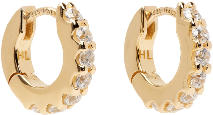 Photo: Hatton Labs Gold Eternity Hoop Earrings