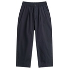 Universal Works Men's Broadcloth Oxford Pant in Navy