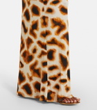 Christopher Esber Animal-print maxi dress
