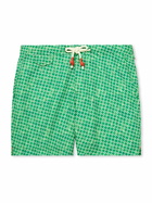 Orlebar Brown - Standard Slim-Fit Straight-Leg Mid-Length Printed Swim Shorts - Green