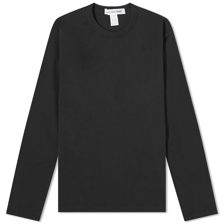 Photo: Comme des Garçons SHIRT Men's Long Sleeve Forever T-Shirt in Black