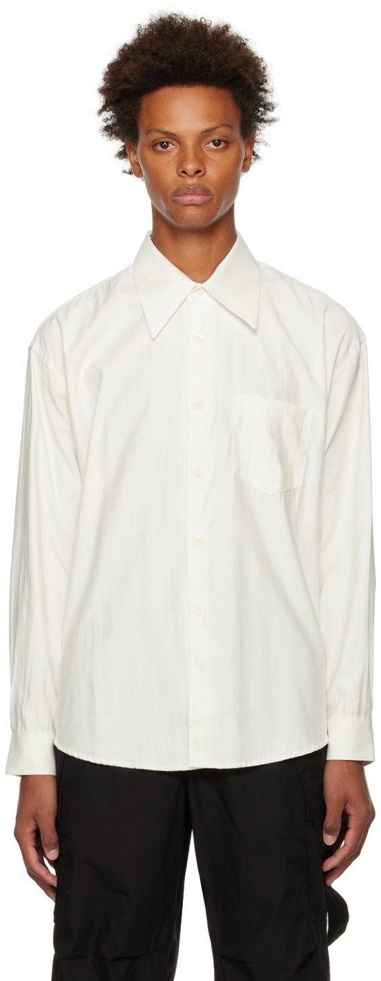 Our Legacy White Coco 70s Shirt Our Legacy
