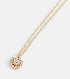 Sophie Bille Brahe Soleil Simple 18kt gold necklace with diamonds