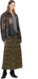 Andersson Bell Black & Brown Patchwork Leather Jacket