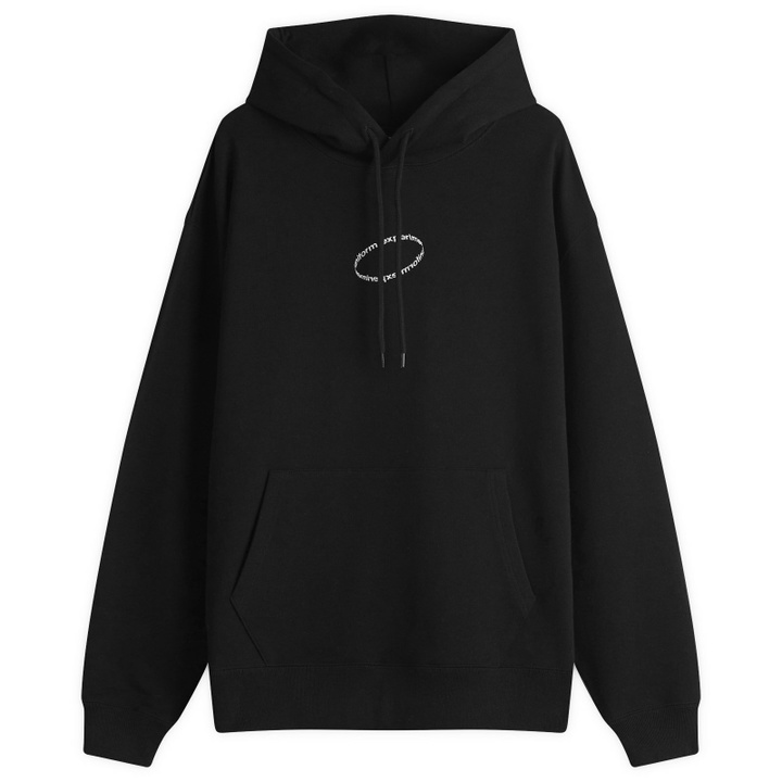 Photo: Uniform Experiment Men's Loop Logo Hoodie in Black