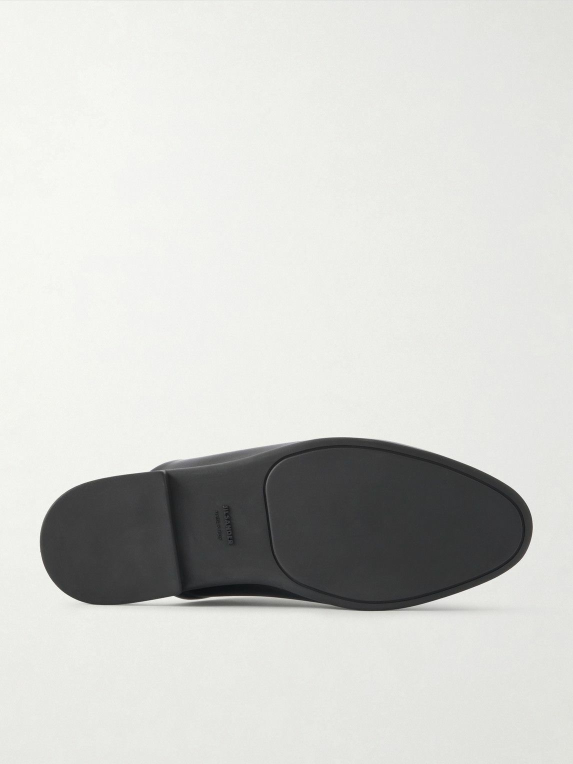 Jil Sander - Sabot Leather Mules - Black