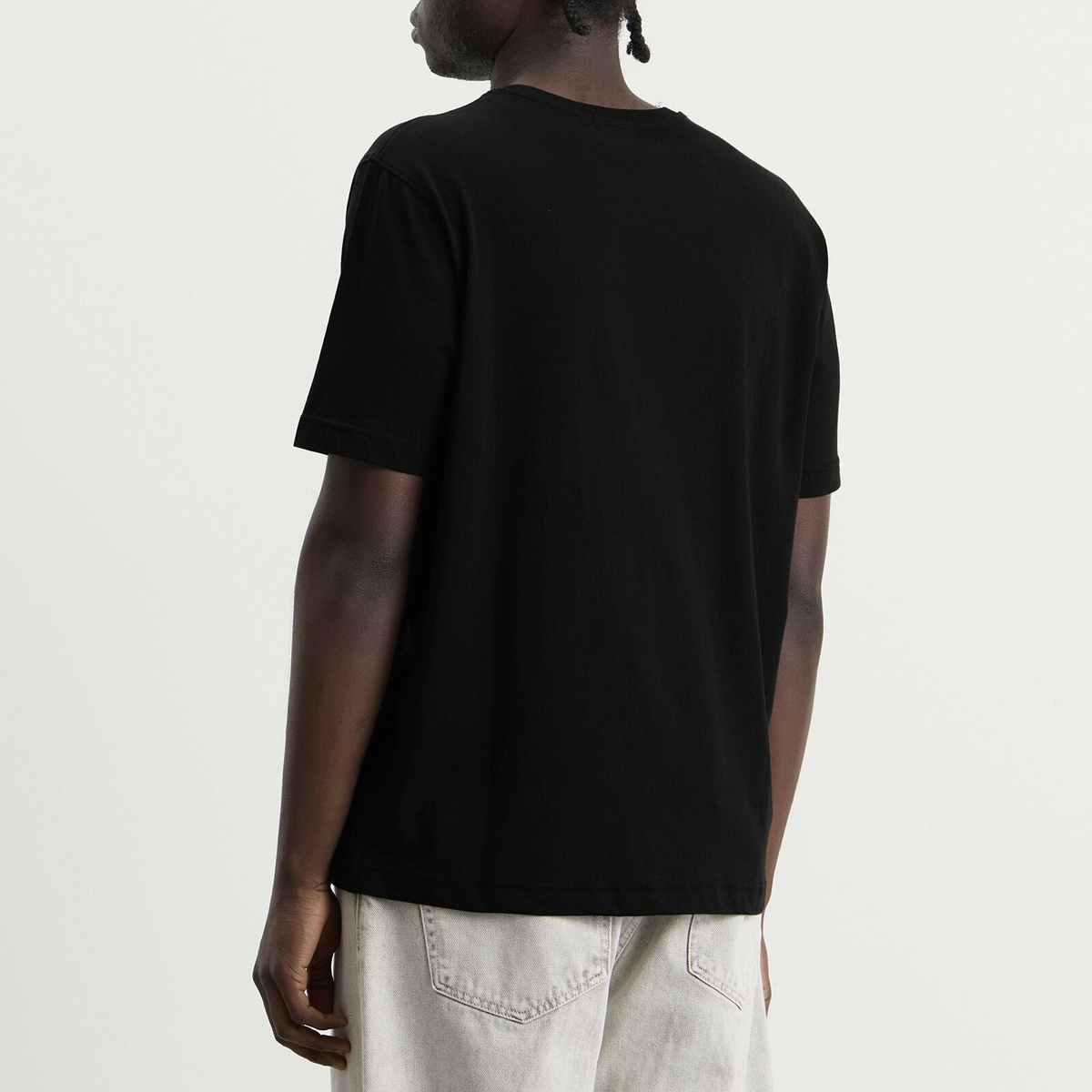 Dime Men's Cursive Paper Cut T-Shirt in Black