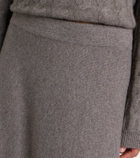 Lisa Yang Torie cashmere midi skirt
