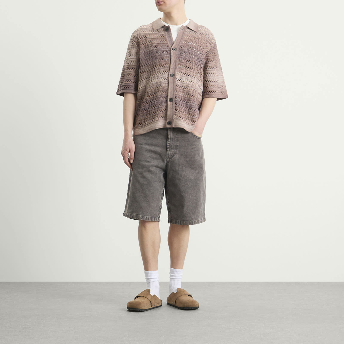 ACMH by Magic Castles Men's Flush Shirt in Purple Gradient