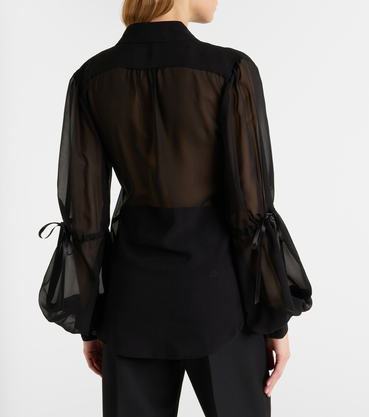 Nina Ricci Sheer silk blouse