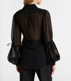 Nina Ricci Sheer silk blouse