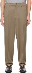 Lemaire Taupe Tapered Trousers