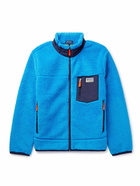 Polo Ralph Lauren - Shell-Trimmed Fleece Jacket - Blue