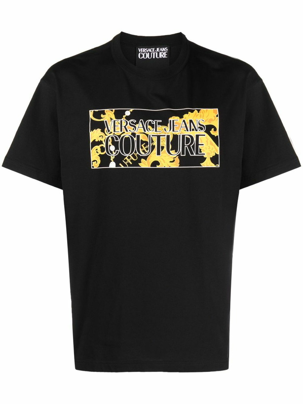 Photo: VERSACE JEANS COUTURE - Printed Cotton T-shirt