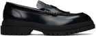 Fred Perry Black B5316 Loafers