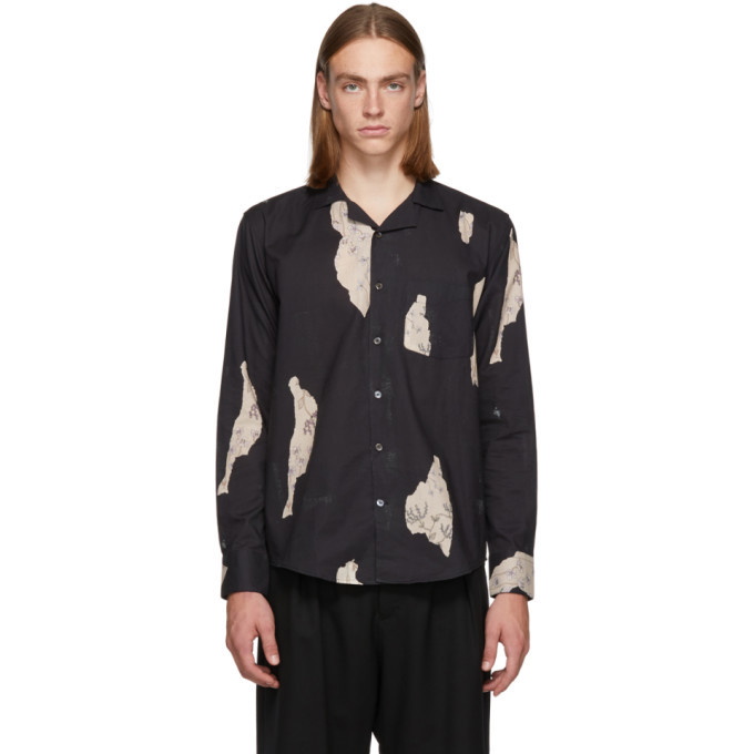 LHomme Rouge Black Wallpaper Shirt LHomme Rouge