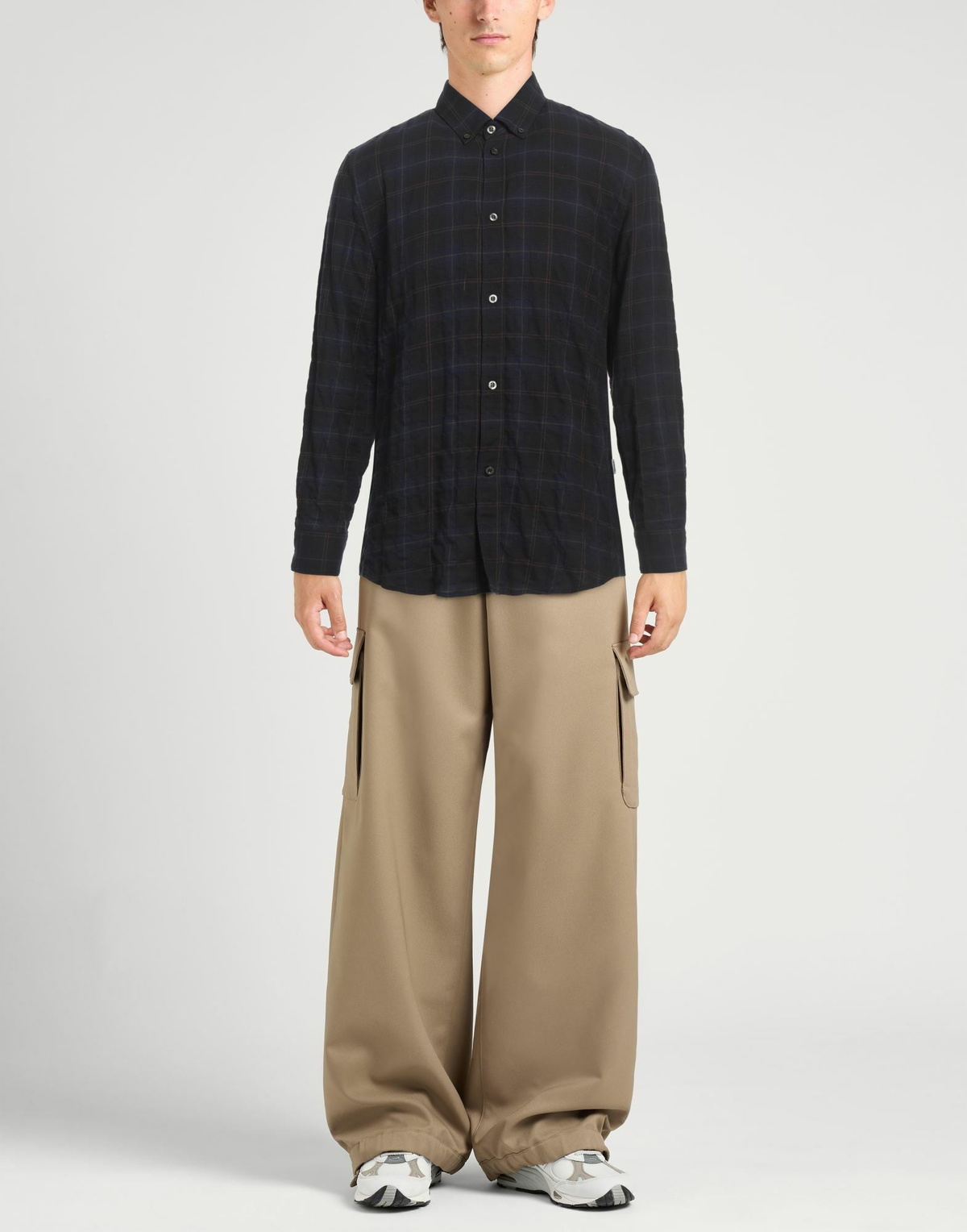 Dondup Mens Shirt Midnight in Blue